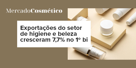 Exportações do setor de higiene e beleza cresceram 7,7% no 1º bi