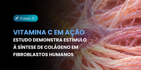 Vitamina C em ação: Estudo demonstra estímulo à síntese de colágeno em fibroblastos humanos