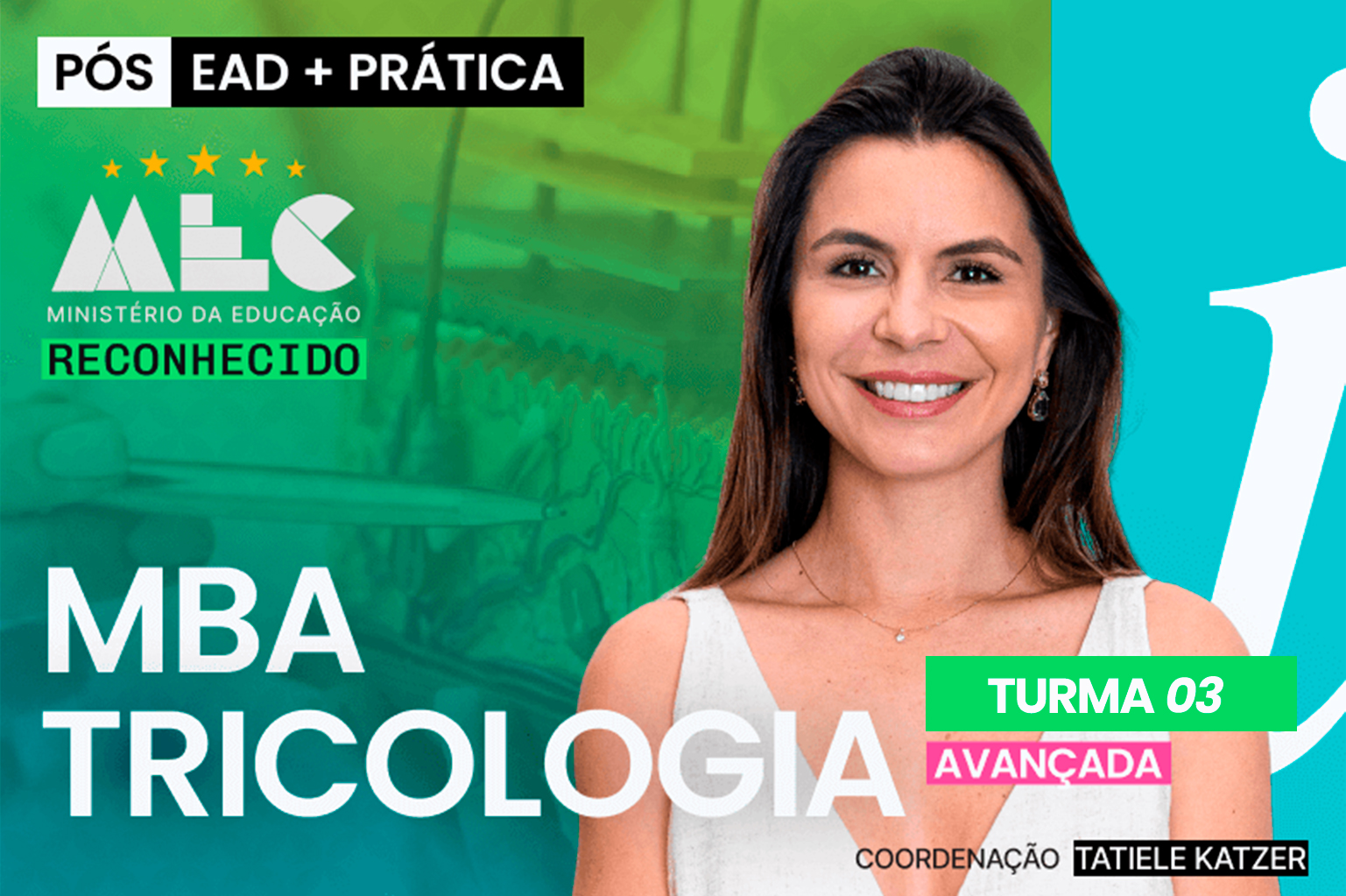 MBA Tricologia Avançada - PÓS SEMIPRESENCIAL | ONLINE - T3